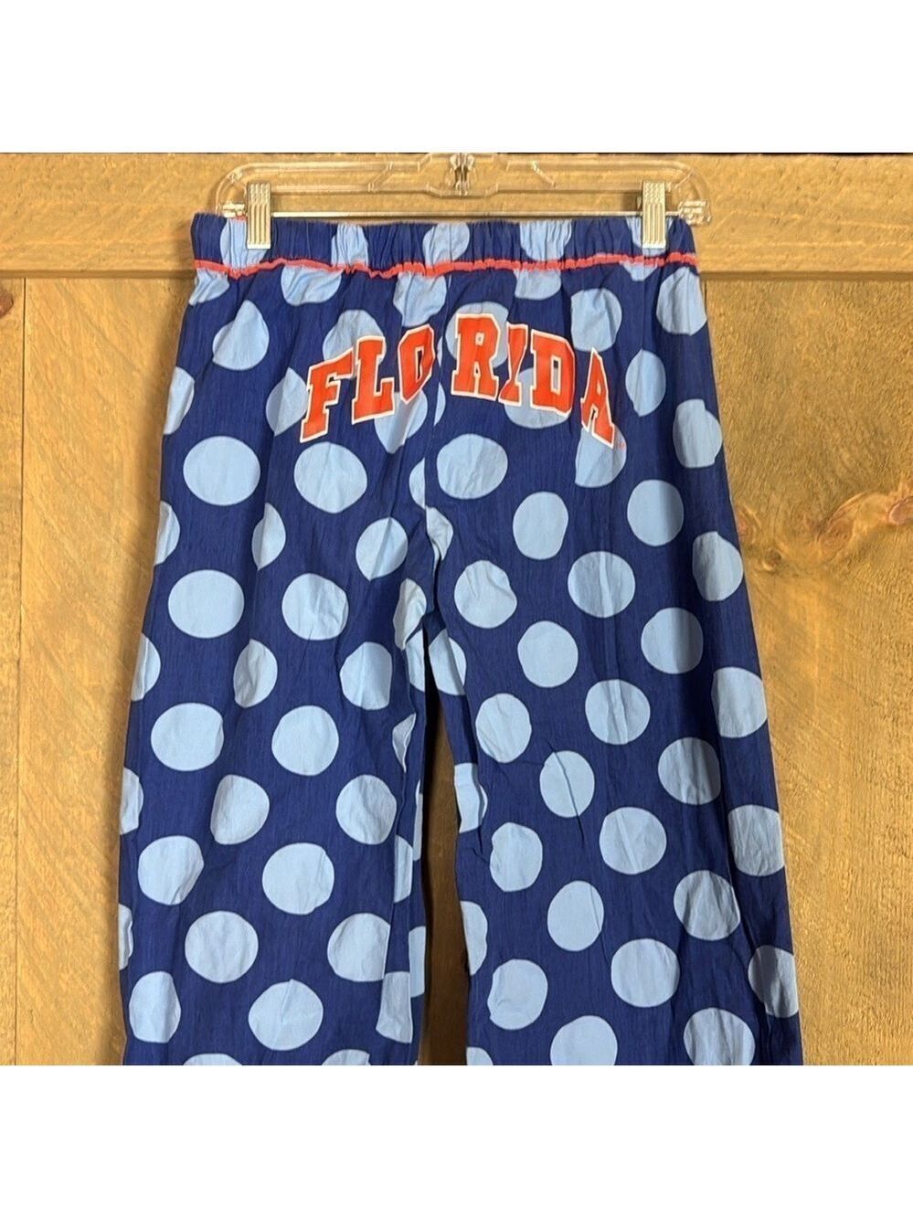 Florida Gators lounge pants / pajama pants with polka dots Size Medium - Picture 4 of 11